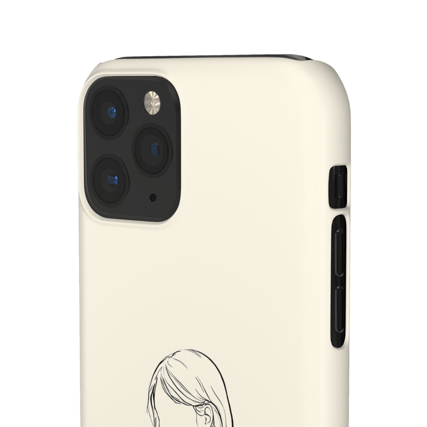 Autumn Whisper, Maple Leaf Girl Phone Case