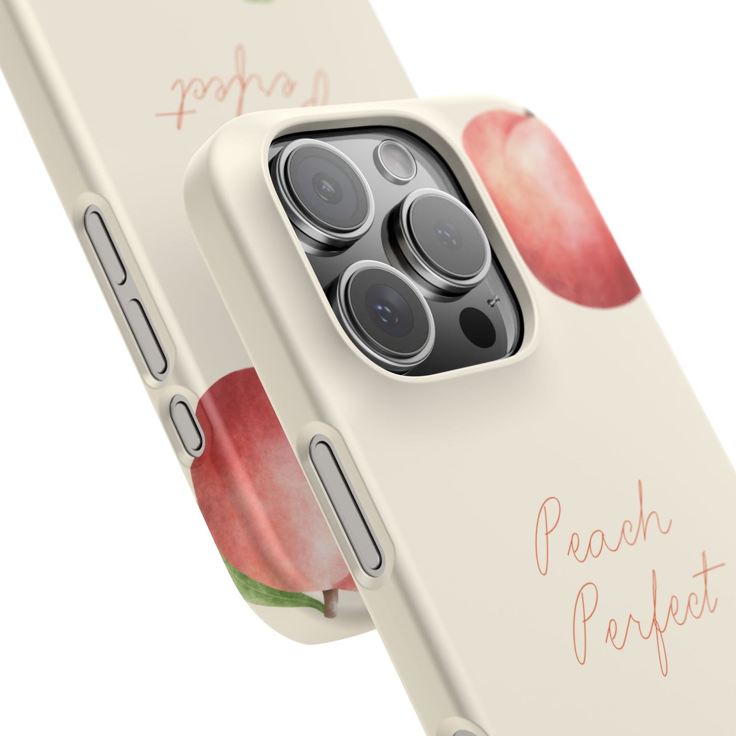 Peach Perfect – Minimal Fruit-Inspired Case