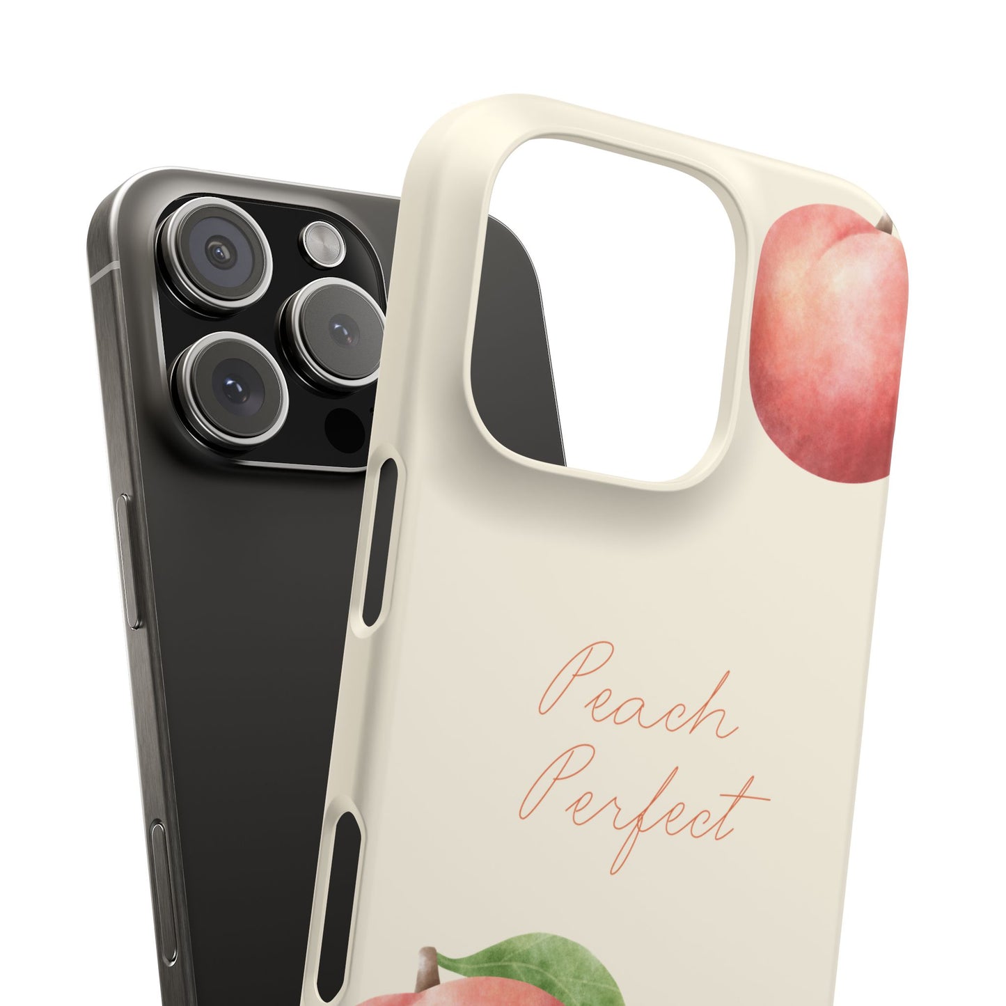 Peach Perfect – Minimal Fruit-Inspired Case