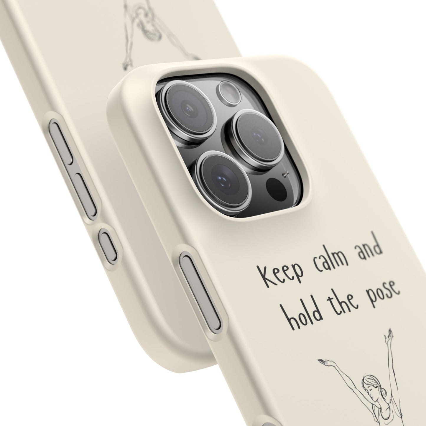 Keep Calm and Hold the Pose – Tree Pose Phone Case