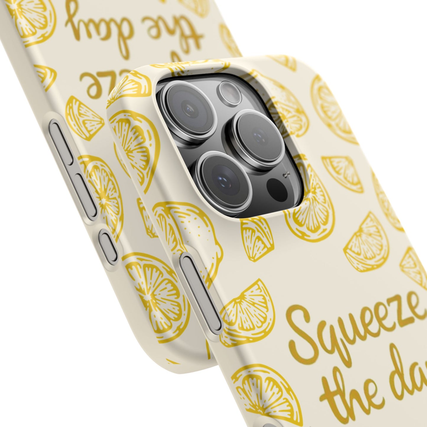 Squeeze the Day – Lemon Pattern Case