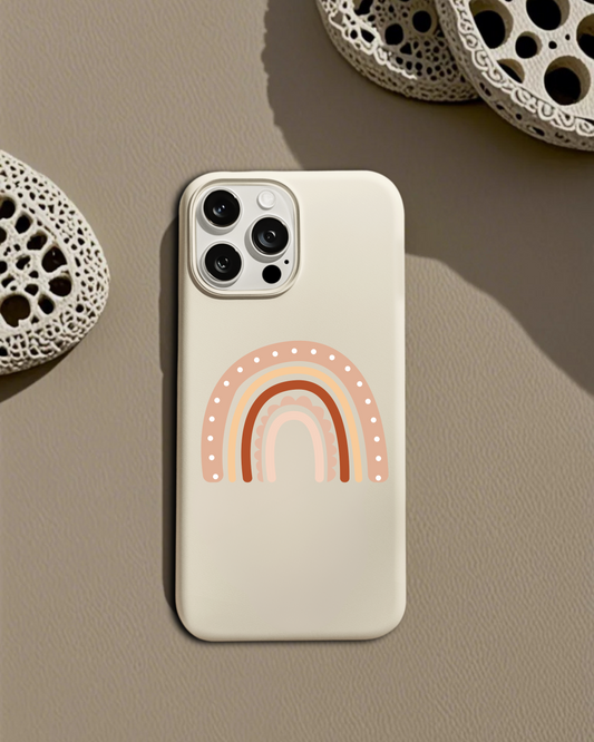 Blush Rainbow – Pink Minimalist Rainbow Phone Case
