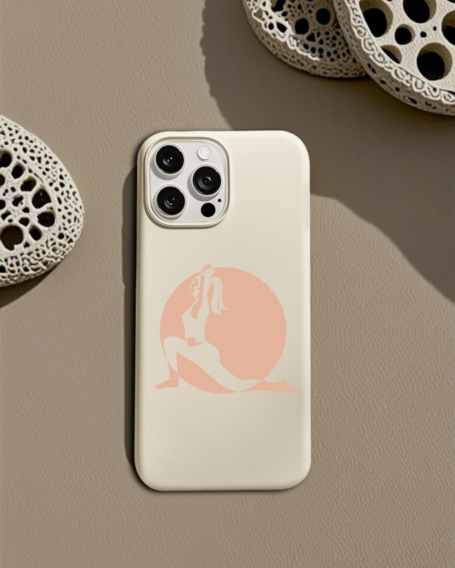 Moonlit Flow – Pink Low Lunge Yoga Case