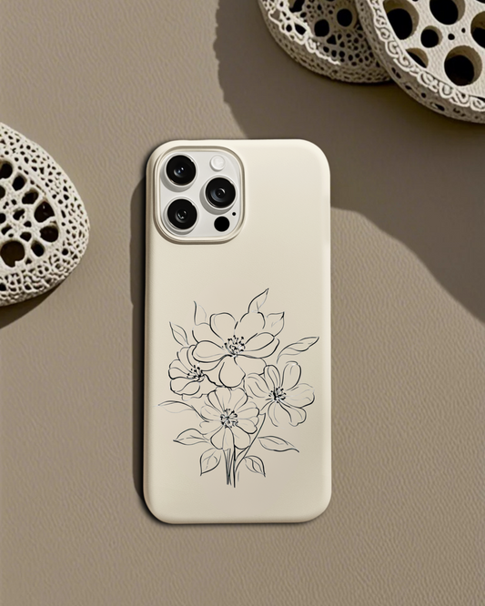 Daisy Bouquet Phone Case - Minimalist Floral Charm