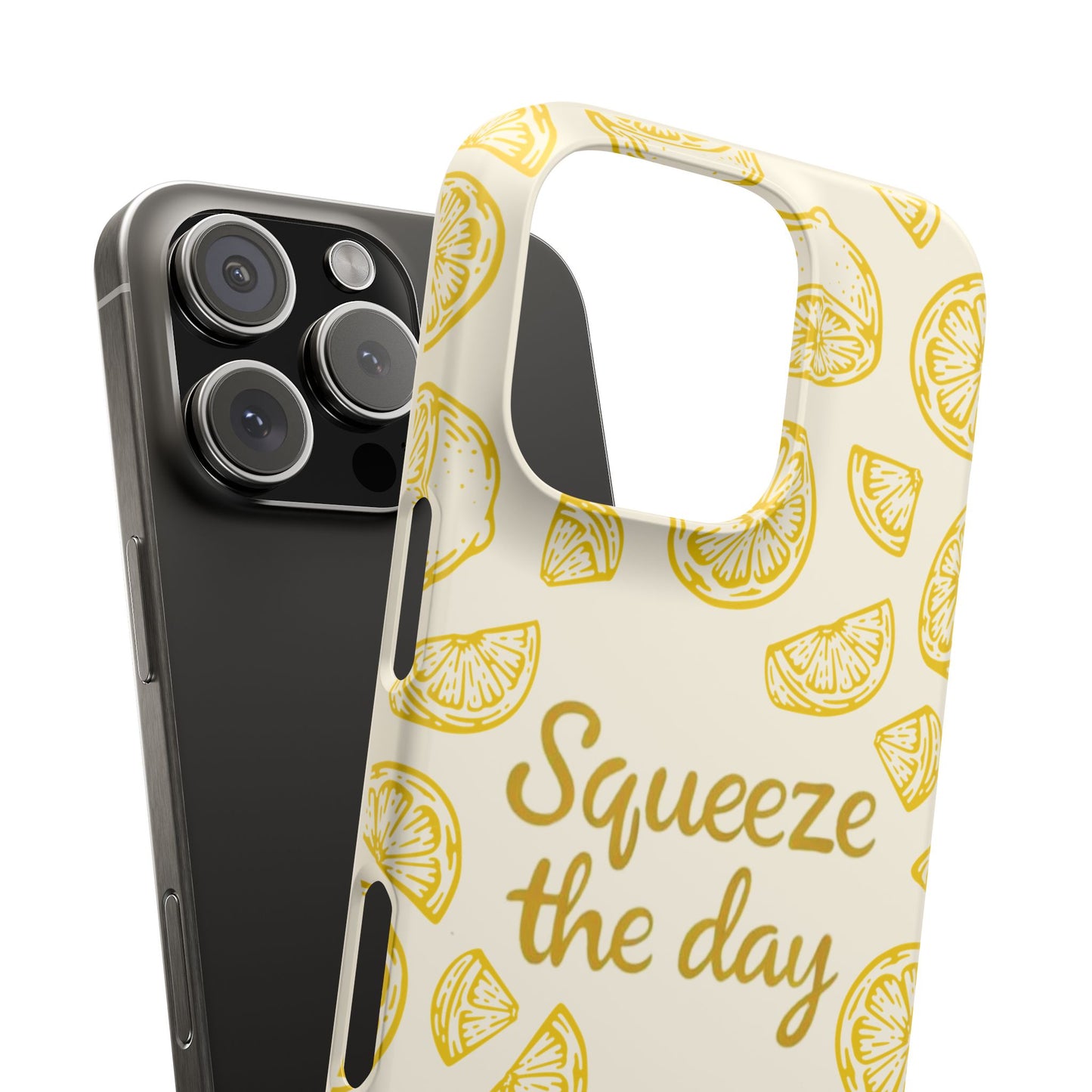 Squeeze the Day – Lemon Pattern Case
