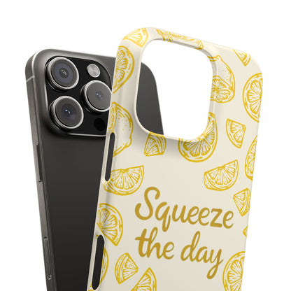 Squeeze the Day – Lemon Pattern Case