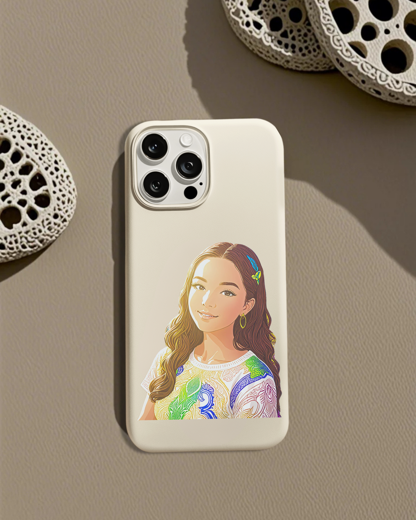 Rainbow Chakra Yoga Flower Pattern Portrait Phone Case – Vibrant Yoga Design