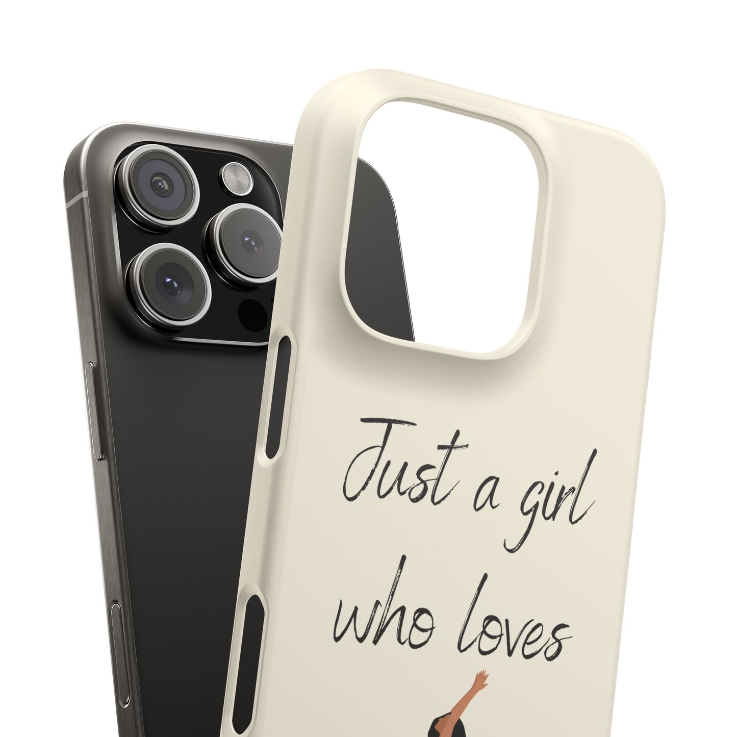 Just a Girl Who Loves Yoga – Motivational Yoga Quote Phone Case