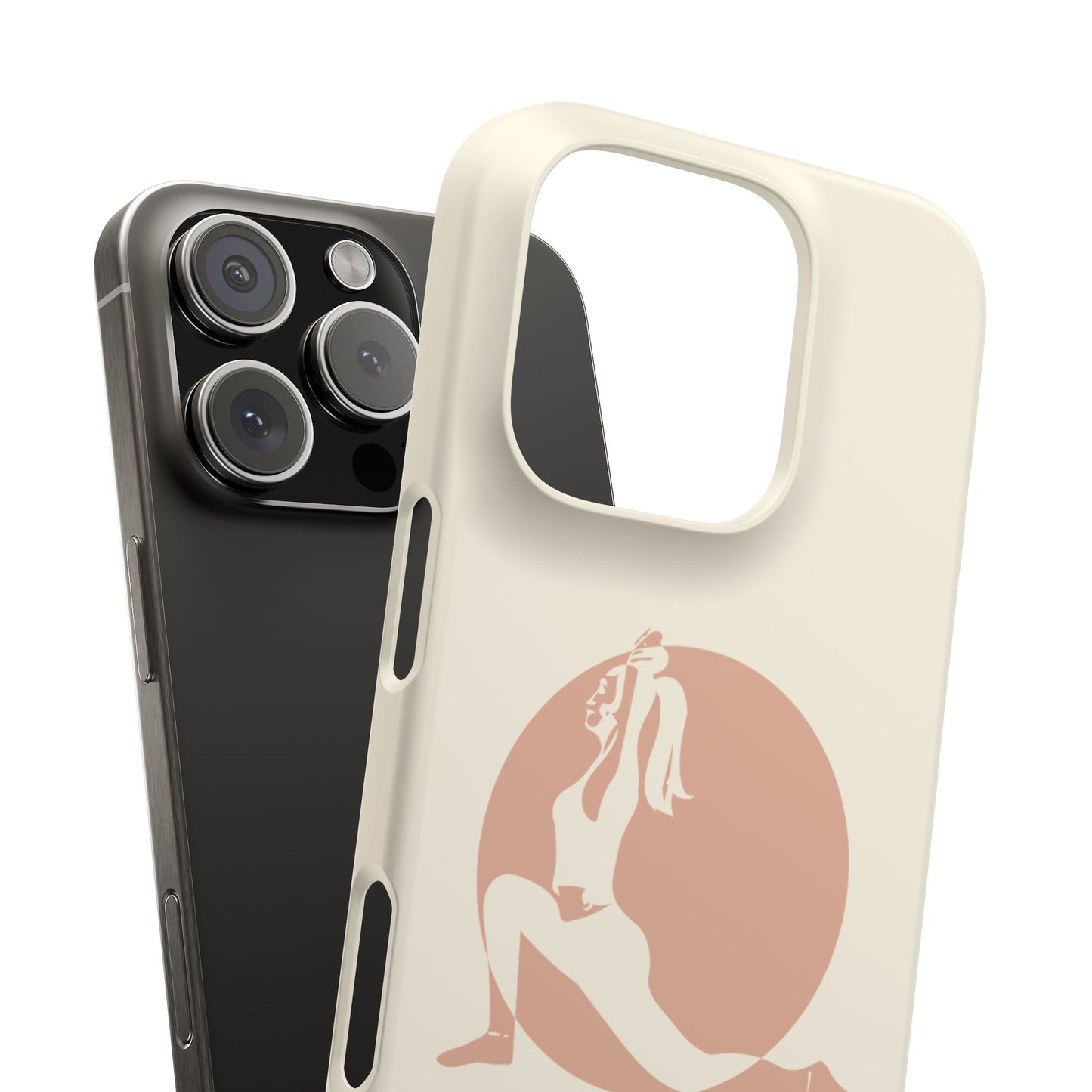 Moonlit Flow – Pink Low Lunge Yoga Case