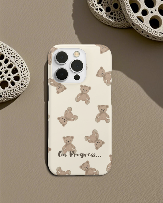 On Progress – Teddy Bear Pattern Case