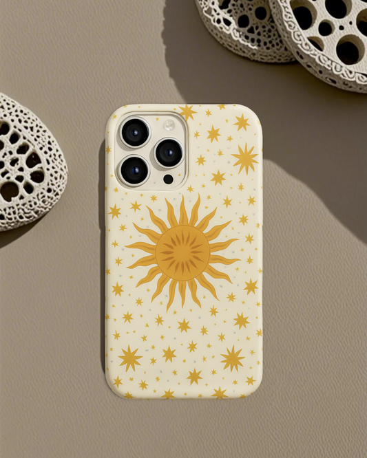 Sun and Stars – Cosmic Serenity Phone Case